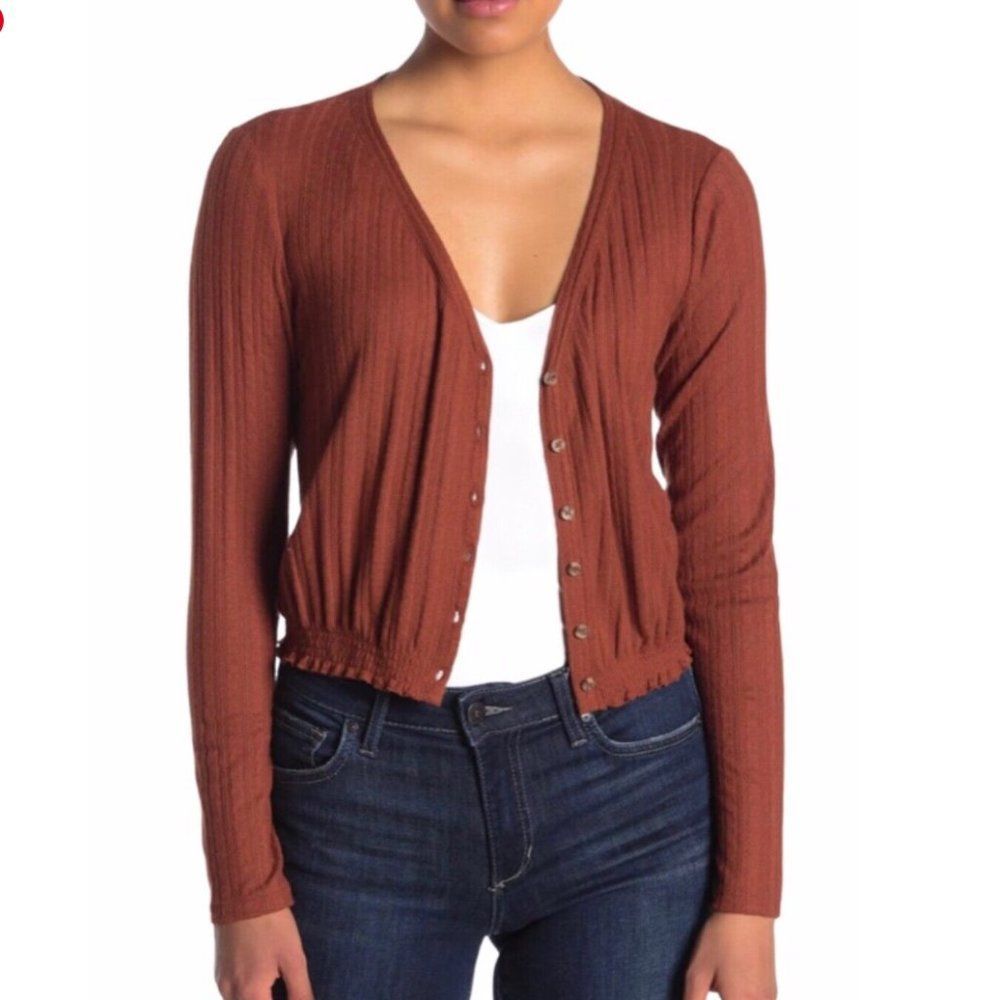 Abound Pointelle Crop Top